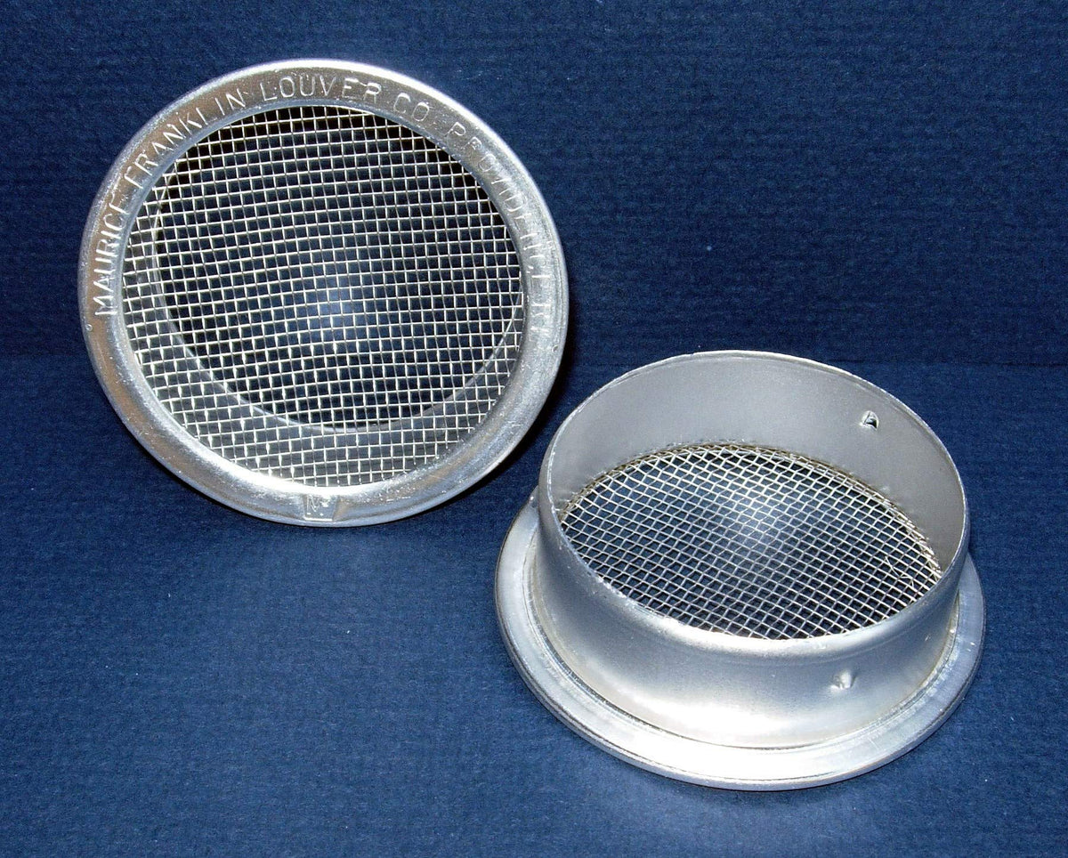 Aluminum 3-Inch Open Screen Vent 4 Pack P9175
