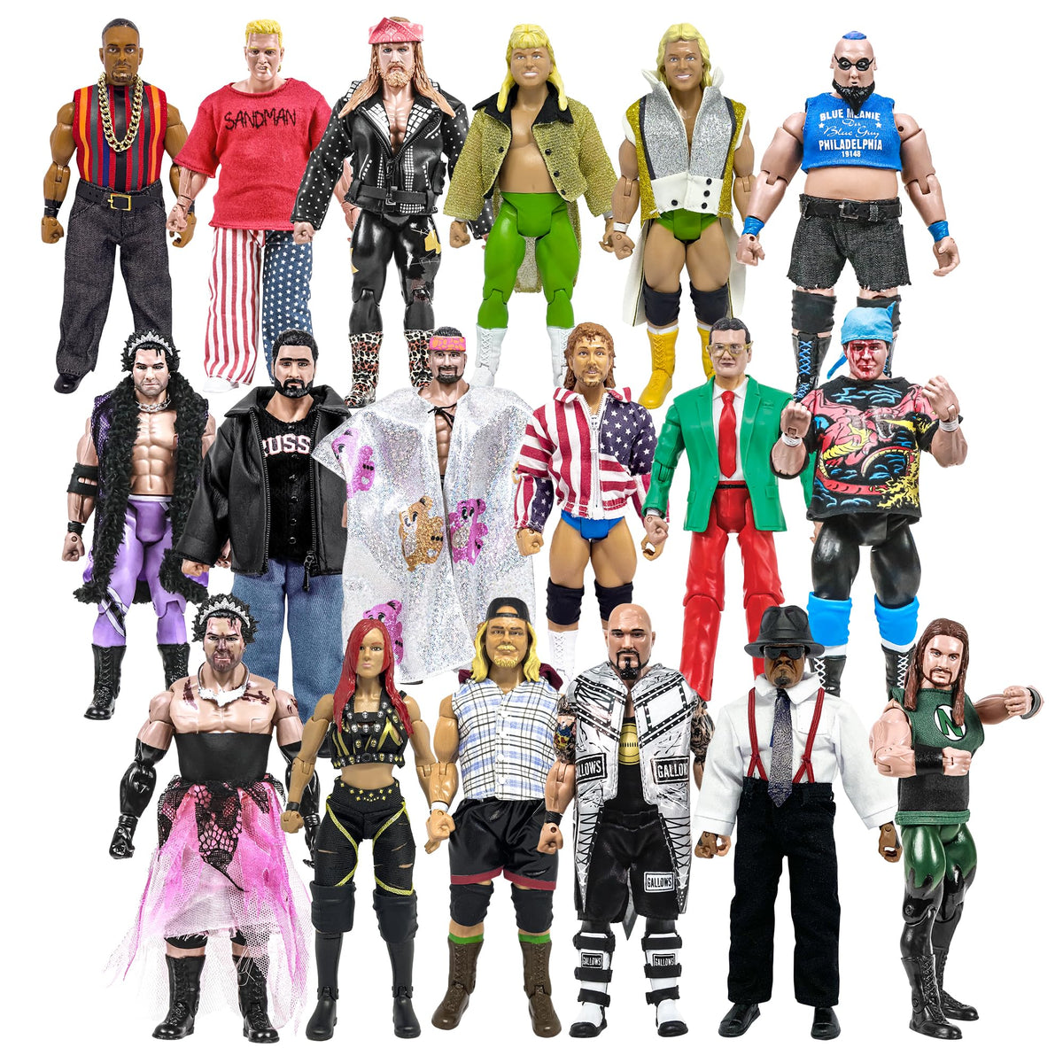 Set of 18 Wrestling Action Figures Z86760