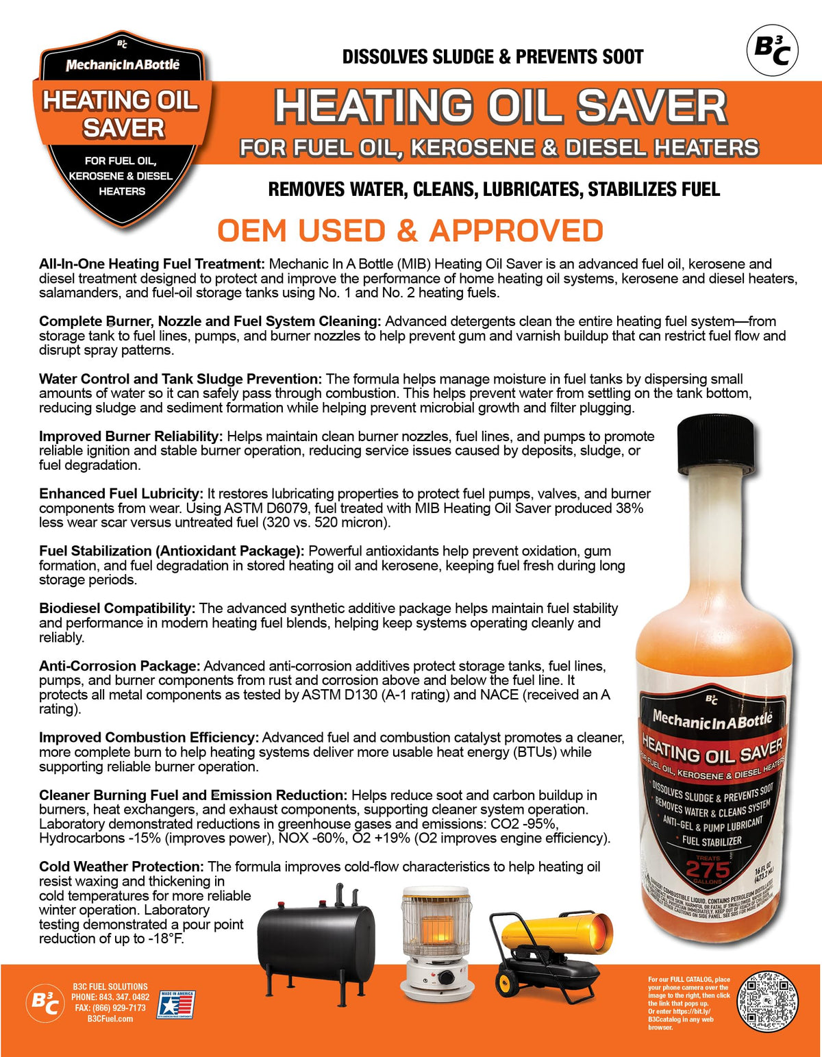 Home Heating Oil Additive 16 oz 2 Pack G1481