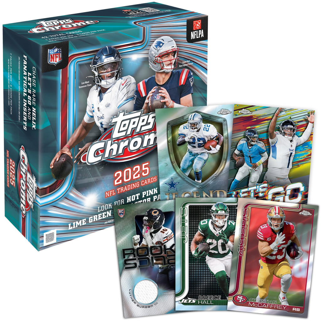 2025 Topps Chrome NFL Football Mega Box L31064