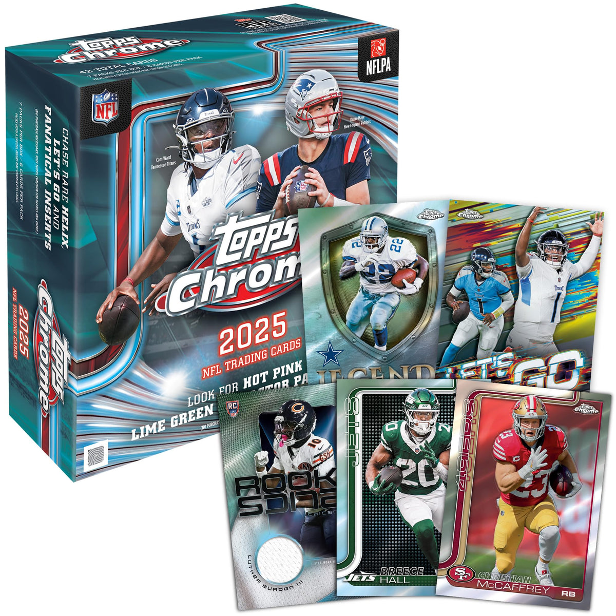 2025 Topps Chrome NFL Football Mega Box L31064