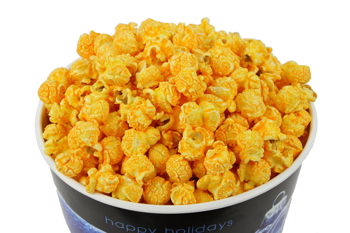 Cheddar Cheese Popcorn 1-Gallon Reusable Plastic Container A87672