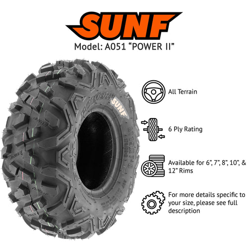 19x7-8 Tubeless 6 Ply Set of 2 G9604